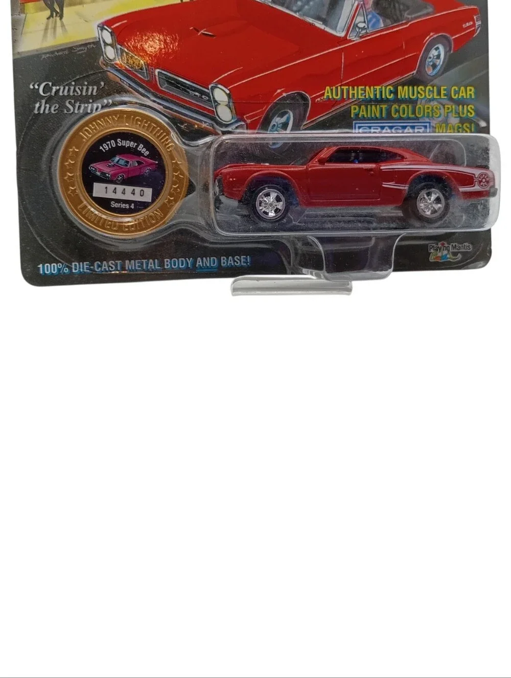 1995 Johnny Lightning MUSCLE CARS USA Series 4 1970 Dodge Super Bee Red!